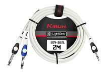 кабель Y-образный 1 м Kirlin LGY-362L 1M WH - 3