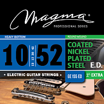 Струны для электрогитары с покрытием 10-52 Magma Strings GE155ED