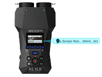 портативный стереорекордер 32-bit Zoom H1 XLR - 3