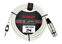 кабель микрофонный 6 м Kirlin LGA-594L 6M WH - 3