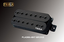звукосниматель для электрогитары 7 стр. Tesla PLASMA-MH7/MATT BLACK/BR