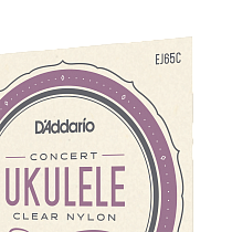 комплект струн для укулеле концерт 28 - 28 D'Addario EJ65C - 2