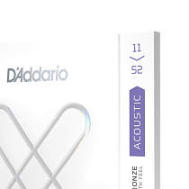 комплект струн для акустической гитары 11 - 52 D'Addario XSAPB1152 - 1