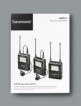 Накамерная UHF радиосистема Saramonic UwMic9(TX9+TX9+RX9) - 3