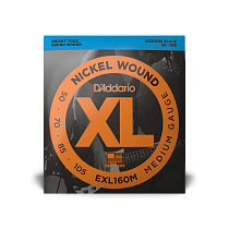 струны для бас-гитары D'Addario EXL160M - 0
