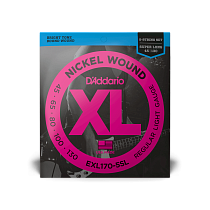 струны для бас-гитары D'Addario EXL170-5SL - 0
